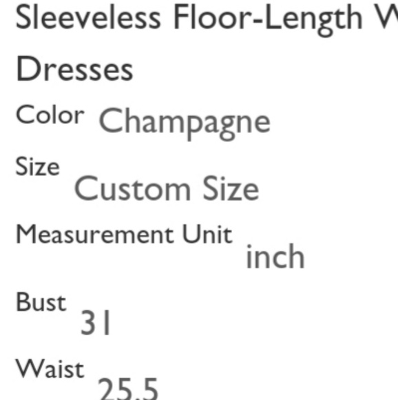 Unbranded champagne ballgown - Picture 6 of 6